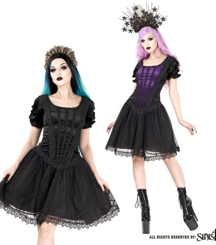 Gothic Lolita minidress by Sinister. 1180
