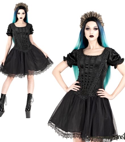 Gothic Lolita minidress by Sinister. 1180